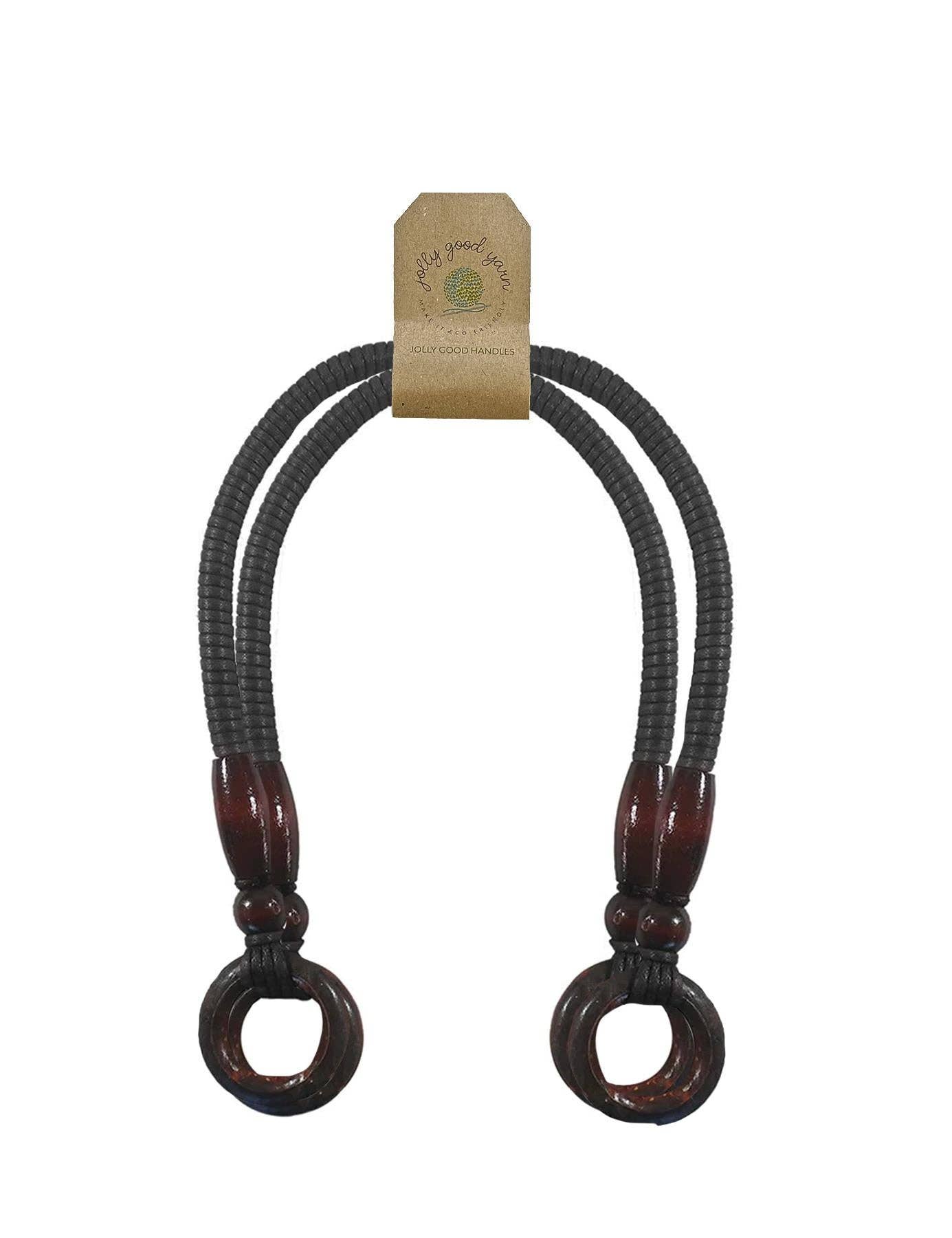 Jolly Good Black Rope Bag Handles (55cm) | Parcero Studio