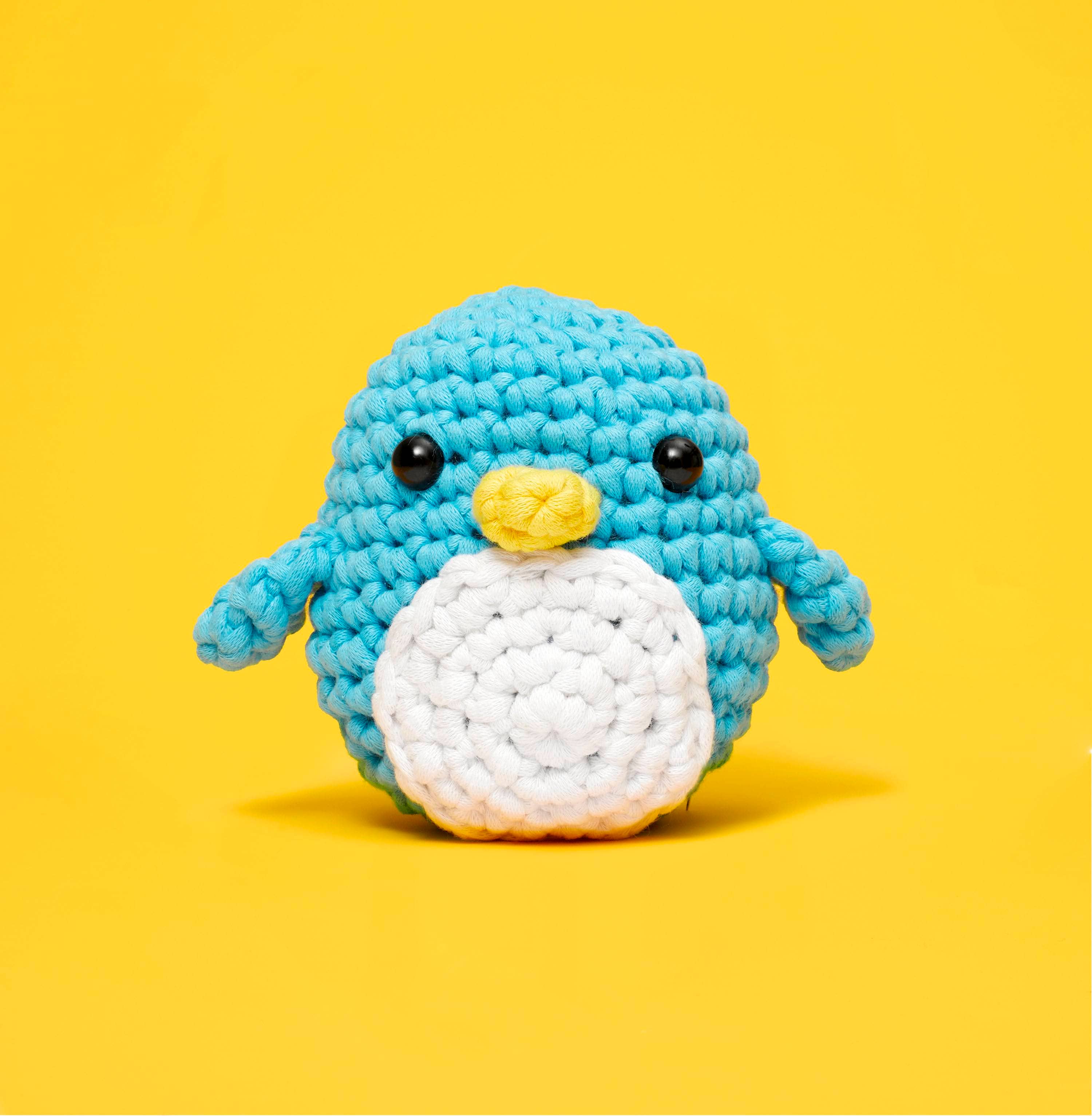 The Woobles Pierre the Penguin Beginner Crochet Kit Parcero Studio